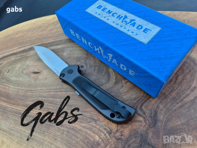 Сгъваем нож Benchmade 9750 Mini Coalition AUTO ,S30V сатенено гладко острие, снимка 9 - Ножове - 54374824