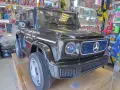 MERCEDES Акумулаторен джип EQG черен, снимка 1