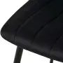 Кадифени трапезни столове с метални крака, до 120 кг, снимка 12