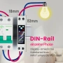 TONGOU WiFi електромер 50A LCD Smart Switch, снимка 9