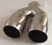 Продавам хромиран накрайник за ауспух на автомобил , снимка 1