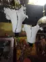 Уникална барокова лампа от 20 те години на миналия век.Направена е от антикварен свещник с абажурu, снимка 10
