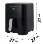 Фритюрник с горещ въздух Sokany SK-ZG-8043, 8л., 2000W, снимка 15