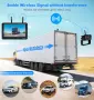 Безжична дигитална камера за задно виждане Urvolax UR61X с 7 HD монитор за камион и каравана +, снимка 7