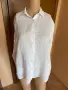 Снежнобяла мъжка ленена риза UNIQLO, размер S, снимка 2
