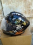 Мото каска Dual Visor – Интегрална Racing каска за мотор атв, сутер колело байк, тротинетка с карбон, снимка 11
