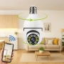 WiFi Панорамна IP Камера LYLÚ 360° във форма на крушка с нощно виждане и автоматично проследяване, снимка 1