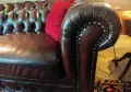 Честърфийлд кожен диван Chesterfield ОРИГИНАЛЕН, снимка 3