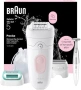 Нов Braun Silk Epil 5 Wet Dry Епилатор за Жени с Тример и Самобръсначка Браун 5-251, снимка 1