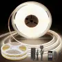 TTWAY COB LED ленти 20m (2x10m), 6000K и 4000K DC24V, дистанционно, 384LEDs/M, снимка 2