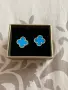 Златни обеци Van Cleef 14k.,4,30гр., снимка 1