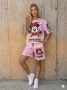 Minnie Mouse Дамски Летен Спортен Комплект🔝Дамски Спортен Екип-Различни Анимационни Герои Код A1213, снимка 1