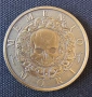 Колекционерска стоическа монета Memento Mori / Carpe Diem (40 мм), снимка 1
