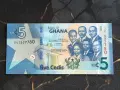 Банкнота - Гана - 5 седи UNC | 2022г., снимка 1