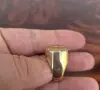 КРАСИВ ВИНТИДЖ ПОЗЛАТЕН ПРЪСТЕН с КОПИЕ на АНГЛИЙСКИ ЗЛАТЕН СУВЕРЕН на Кралица Виктория от 19ти Век, снимка 2
