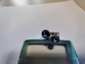 Сребърен пръстен от колекцията Express Yourself, син и лилав кристали Swarovski!, снимка 12