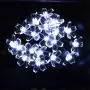 Многоцветни коледни LED лампички с цветя с щепсел  - Многоцветни, дължина - 5м ,28бр лампички., снимка 10