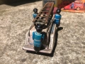 стара механична метална играчка "FIRE TRUCK" - MADE IN CHINA, снимка 4