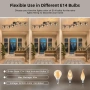 LED таванно осветление, завъртащо се на 350°, 6-светлинно кръгло - Черен цвят, снимка 4