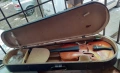 Стара цигулка Страдивариус Stradivarius 1717 с дървена кутия, снимка 1