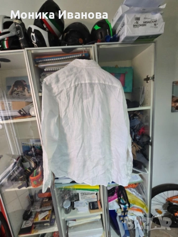 LACOSTE Linen XL, снимка 6 - Ризи - 54787446