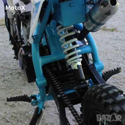 Бензинов кросов мотор 90cc кубика с Ел. стартер, снимка 8 - Мотоциклети и мототехника - 55424628