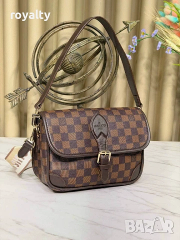 Louis Vuitton Нова Дамска Кожена Чанта Луи Витон Различни Цветове , снимка 9 - Чанти - 54649191