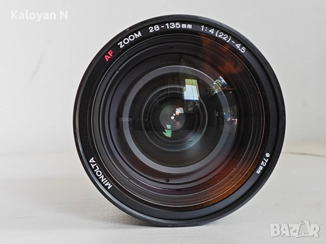 Обектив Minolta AF 28-135mm f/4-4.5 за Minolta A/Sony A байонет, снимка 5 - Обективи и филтри - 54765643