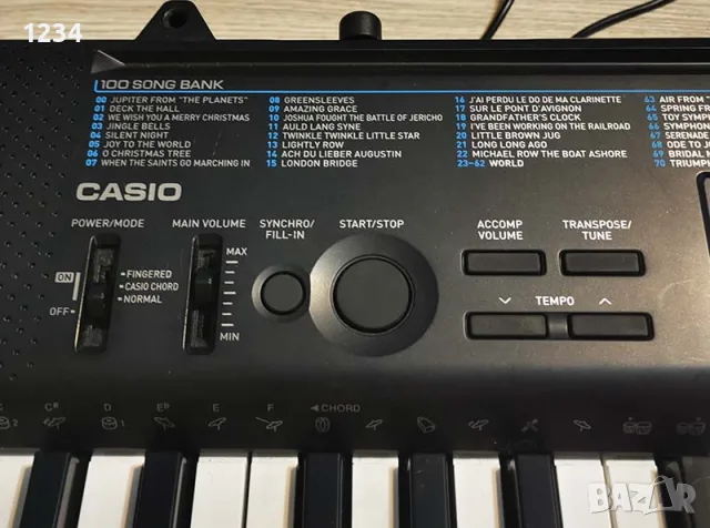 синтезатор клавир CASIO CTK-1200 пиано с 5 октави плътни клавиши и USB , снимка 6 - Синтезатори - 55569394