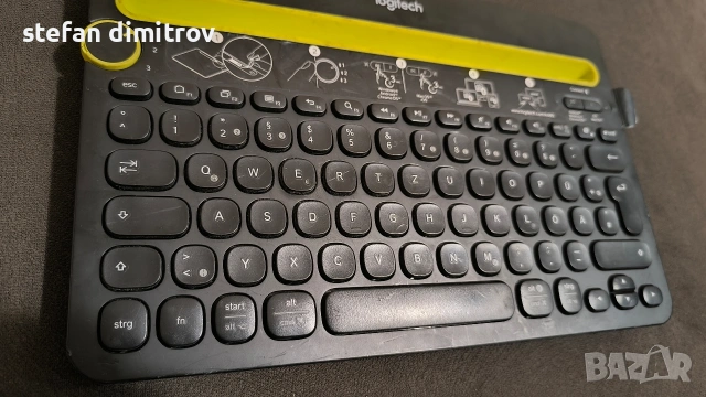 Logitech K480 Безжична Bluetooth Клавиатура  , снимка 4 - Клавиатури и мишки - 54986345