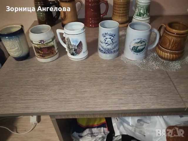 Колекционерски Немски керамични бирени халби, снимка 2 - Други ценни предмети - 55505324