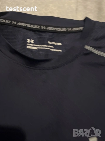 Оригинална Under Armour спортна/фитнес тениска – мъжка XL (Fitted), снимка 5 - Тениски - 53954584