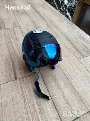 Ски каска със визьор Alpina sports CARAT LE VISOR, снимка 10 - Зимни спортове - 54410187