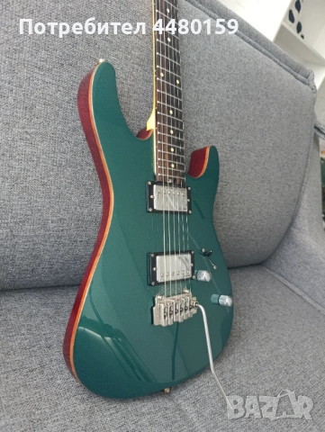 Harley Benton Fusion-III HH EB OCT + калъф – почти нова, отлично оборудвана