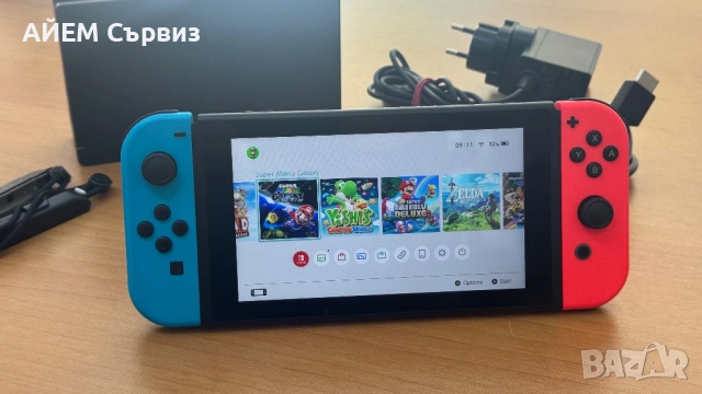 Nintendo Switch с поставен чип