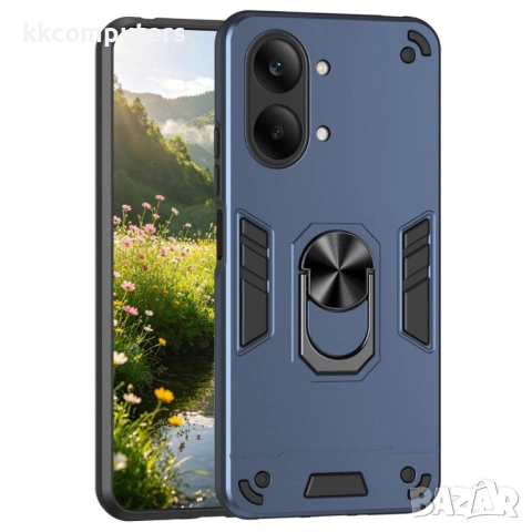 Калъф за Xiaomi Poco X8 Pro Max 5G / Redmi Turbo 5 Max 5G с Пръстен - PC+TPU, 0.5mm защита, 4 цвята, снимка 2 - Калъфи, кейсове - 54344203