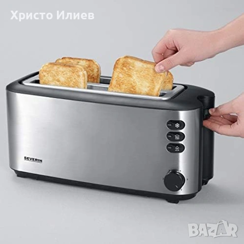 Тостер за 4 филийки Severin AT 2509, снимка 2 - Тостери - 54546503