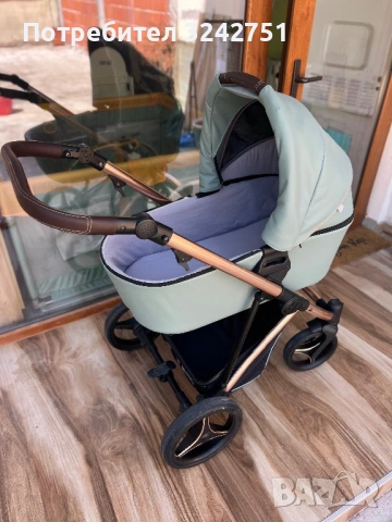 Бебешка количка 2 в 1 Bebetto Flavio Premium  Class, снимка 5 - Детски колички - 54342095