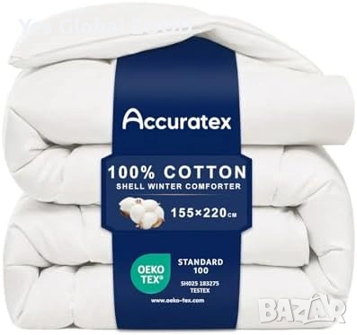 ACCURATEX памучна завивка 155x220см 450g/m², снимка 3 - Олекотени завивки и одеяла - 54941138