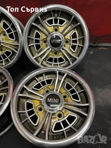 Ретро магнезиеви джанти за MINI, 10 цола, 4х100, снимка 5 - Гуми и джанти - 55330845