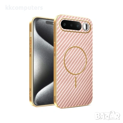 Карбонов TPU Калъф за Realme 16 5G - Електропокритие, Антиотпечатък, Вграден магнит, 3 цвята, снимка 3 - Калъфи, кейсове - 54387195