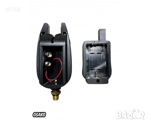 Сигнализатори OSAKO Carp CF04 комплект 3+1+1 и 4+1+1 с лампа, снимка 4 - Такъми - 54225936
