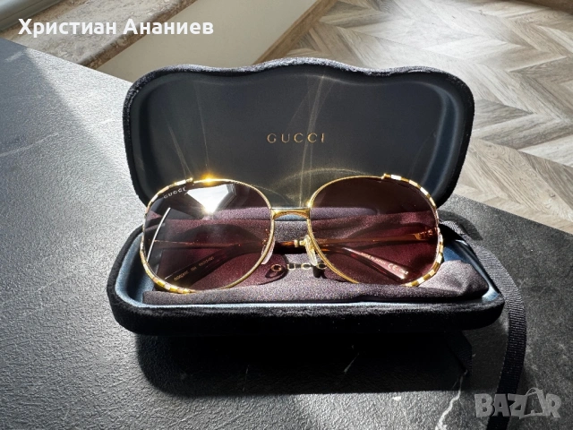 Слънчеви очила Gucci GG0595S дамски, снимка 2 - Слънчеви и диоптрични очила - 54617215