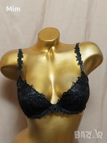 LISE CHARMEL 75 C Черен дантелен сутиен , снимка 7 - Бельо - 54664709