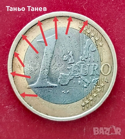 1Евро 2004г-Португалия, снимка 2 - Нумизматика и бонистика - 54228878