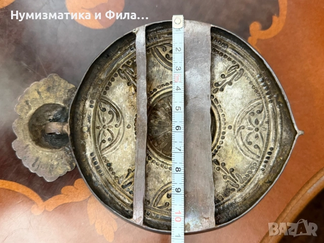 Сребърна единична възрожденска пафта, снимка 8 - Антикварни и старинни предмети - 54616081