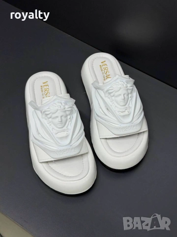 Versace Нови Дамски Чехли Два Цвята , снимка 3 - Чехли - 55082945