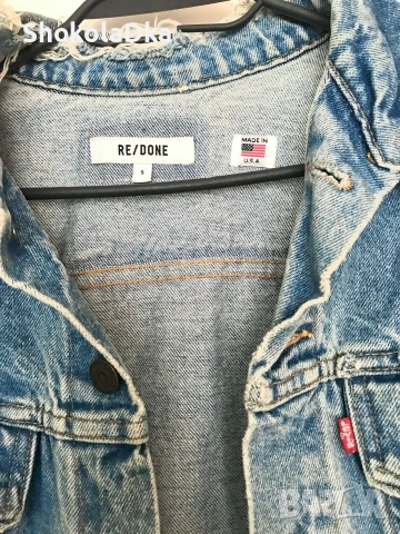 Дънково яке Re/done X Levi’s , снимка 2 - Якета - 54988203