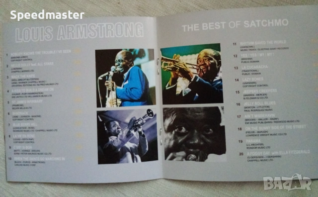 Louis Armstrong - The Best of Satchmo, снимка 4 - CD дискове - 54729214