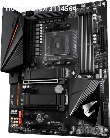 High-End AM4 Части: AORUS B550 PRO AC WiFi 6 • 64GB Patriot Viper Steel • IceFLOE 360